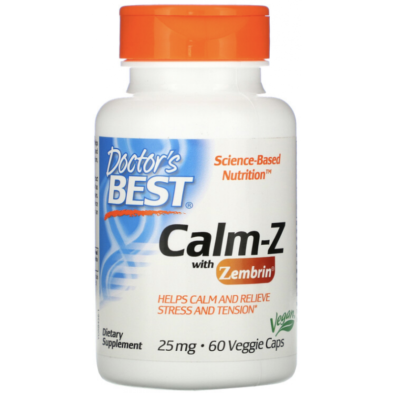 Doctor's Best Calm with Zembrin 25 mg 60 Vege kapslit foto